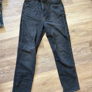 Madewell Charcoal Denim Pants